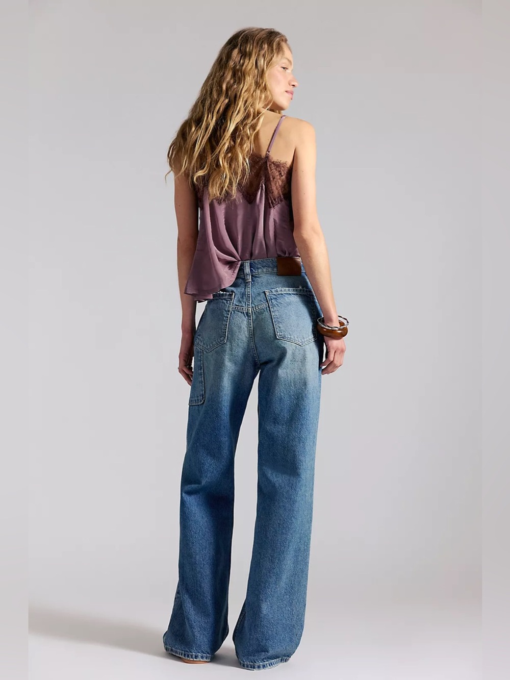 Free People We The‎ Free Women's Tinsley Baggy High Rise Straight Jeans - Picture 6 of 10